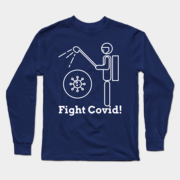 fight covid Long Sleeve T-Shirt by Sch_39